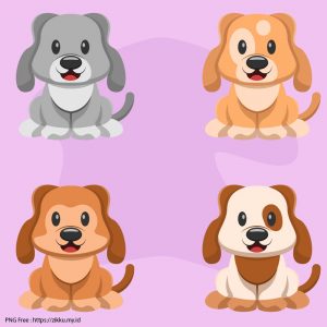 Cute Puppy Collection PNG Free