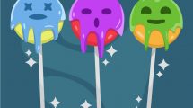 Halloween Candy Lollipop